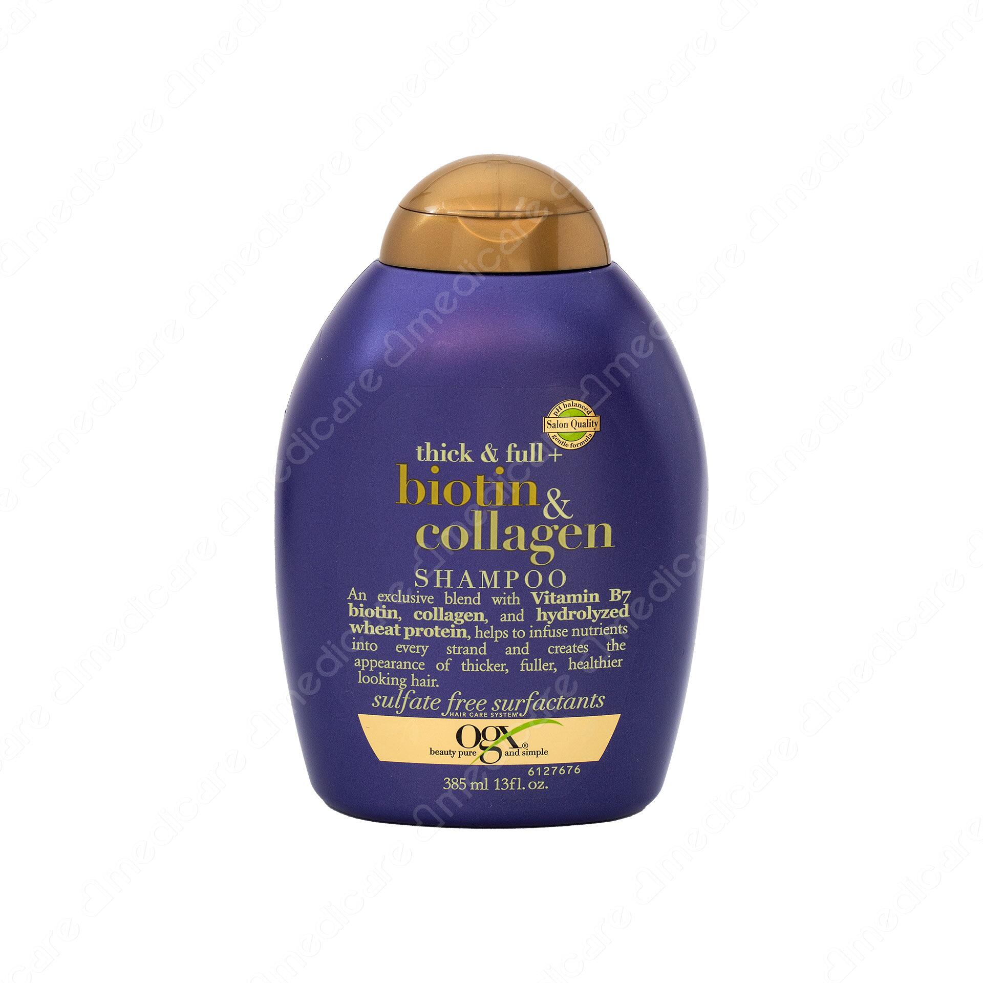 Sản phẩm Dầu Gội OGX Thick Full Biotin Collagen | 385ml