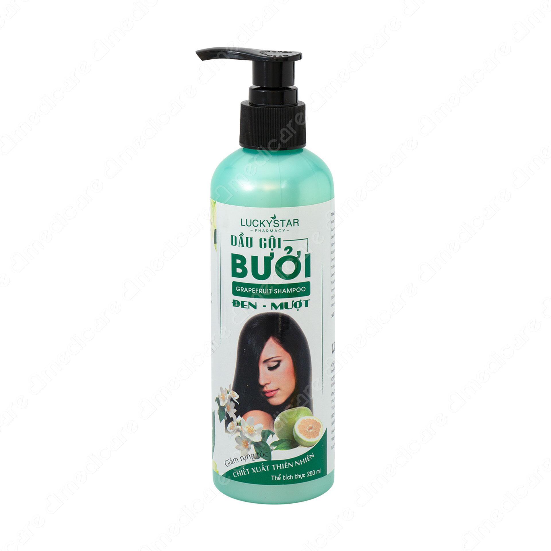 Sản phẩm Dầu Gội Bưởi LUCKY STAR Giảm Rụng Hiệu Quả | 250ml