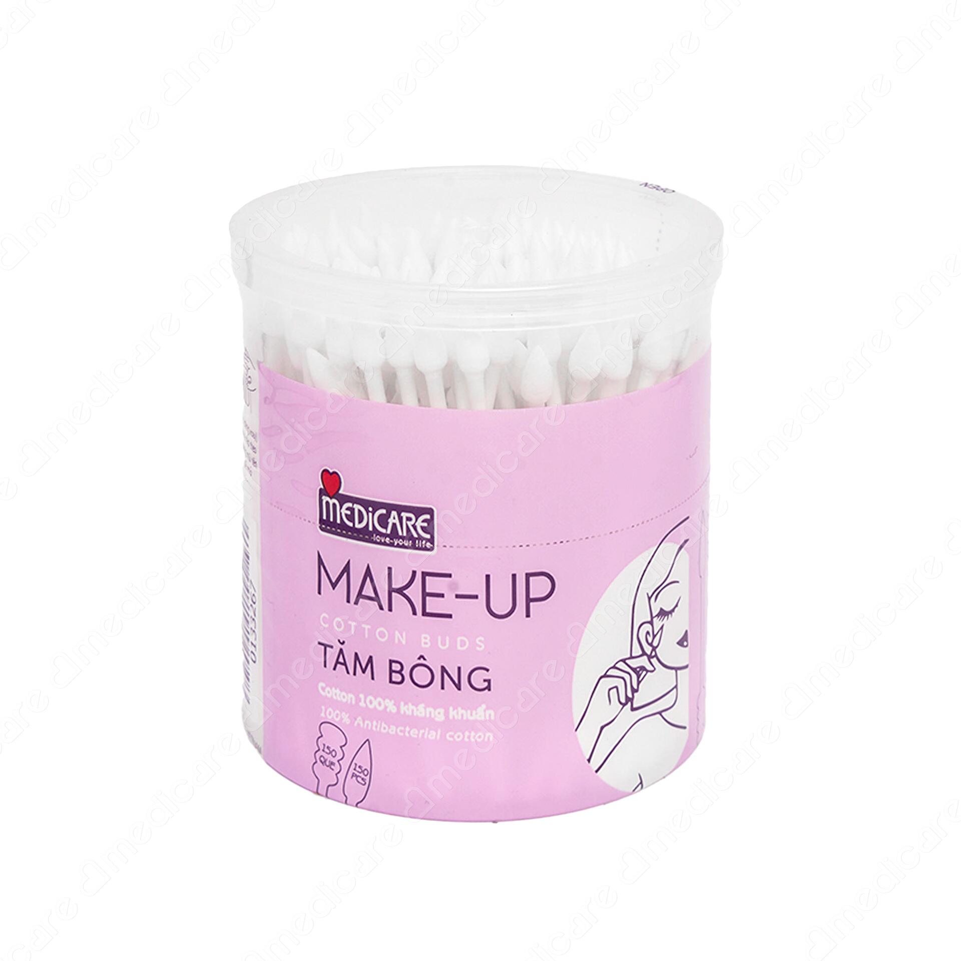 Sản phẩm Tăm Bông MEDiCARE Make Up 150 cây