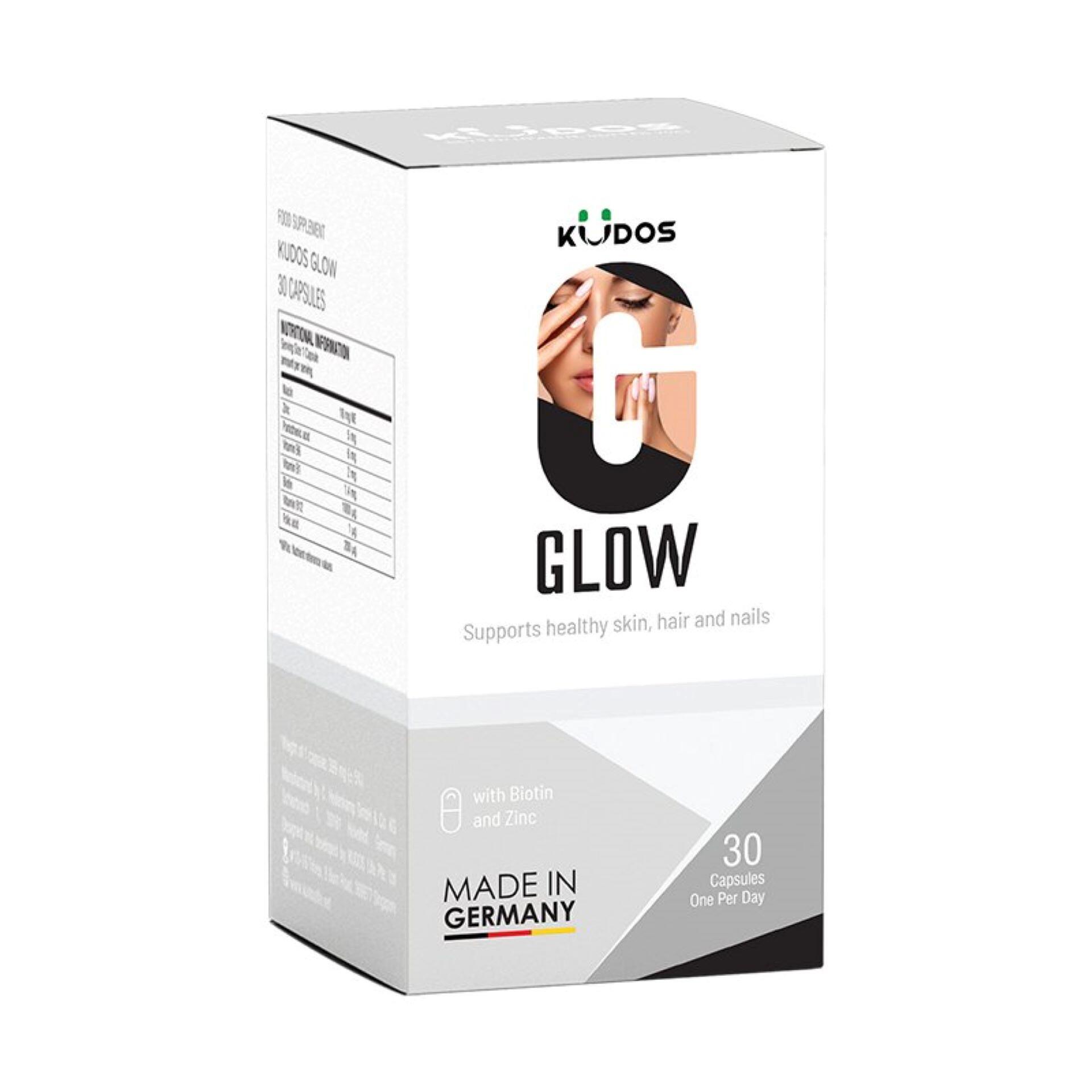 Sản phẩm Viên Uống KUDOS Glow Tốt Cho Da Tóc Móng | 30 viên